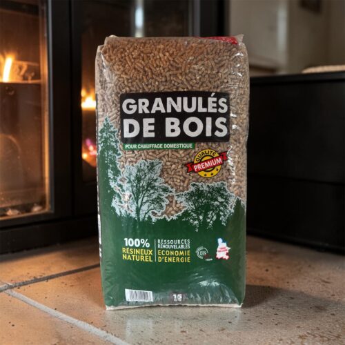 Granulés de bois DIN+, peu de poussières